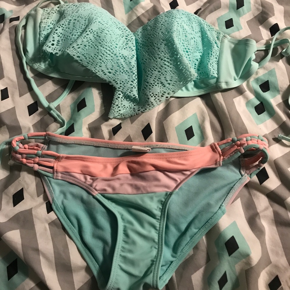 Baby blue bikini